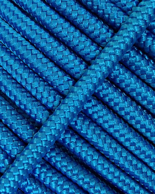 Cuerda yembé reforzada PES 5 mm Azul 100 m
