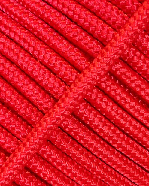 Cuerda yembé reforzada PES 6 mm Rojo 100 m