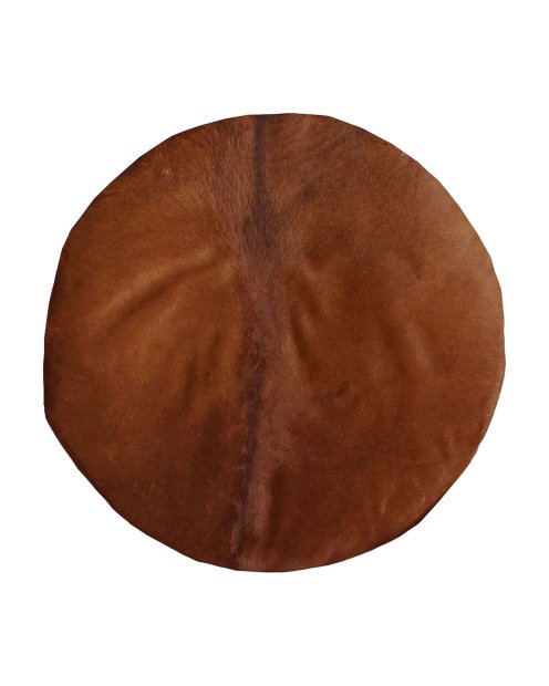 Piel de caballo semigruesa con pelo para tambor dunun M
