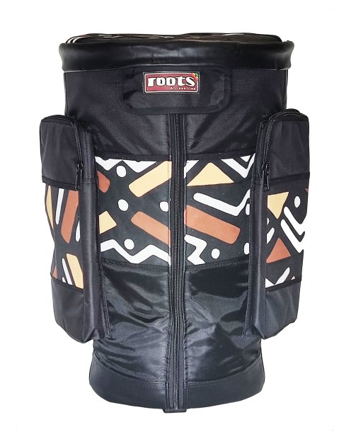 Funda para djembe Roots Percussions calidad premium Bogolan