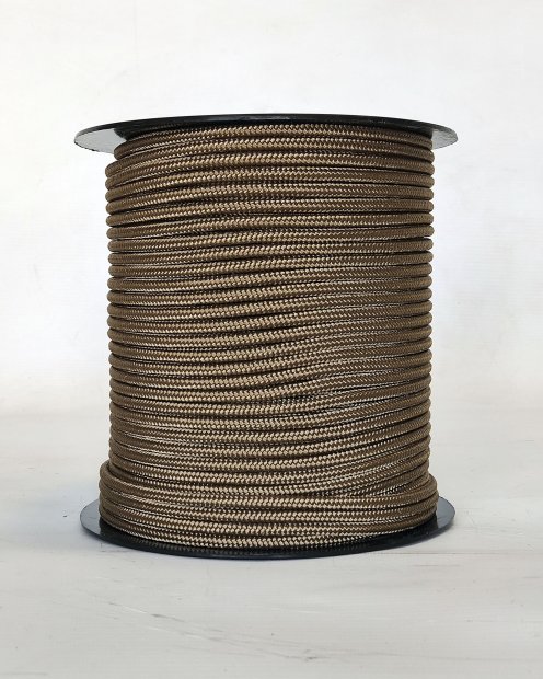 Carrete de driza Ø5 mm marrón cobrizo para tambor djembé