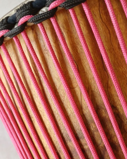 Cuerda reforzada para tambor djembe 5 mm Frambuesa 100 m