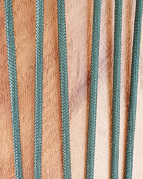 Cuerda tambor yembé reforzada PES 5 mm Caqui 100 m