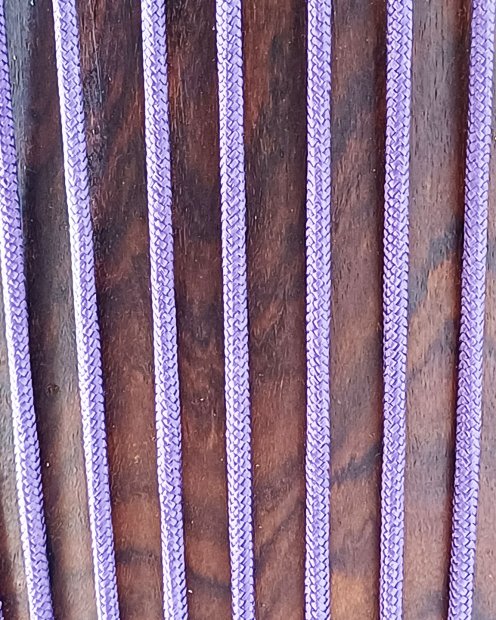 Cuerda tambor yembé reforzada PES 5 mm Violeta 100 m