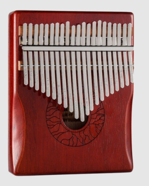 Eco kalimba barata 21 teclas Rojo