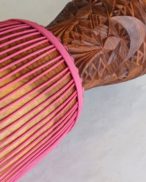 Cuerda reforzada para tambor djembe 5 mm Frambuesa 100 m
