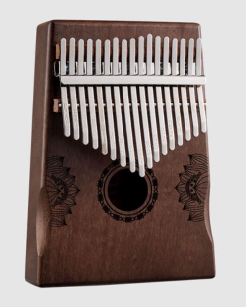 Eco kalimba barata 17 teclas Marrón