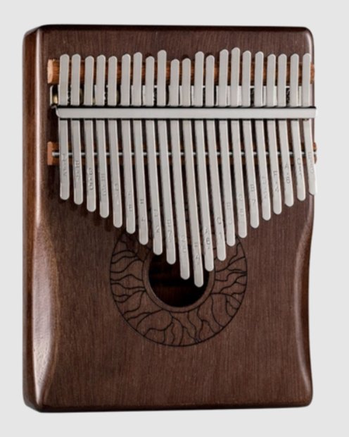 Eco kalimba barata 21 teclas Marrón
