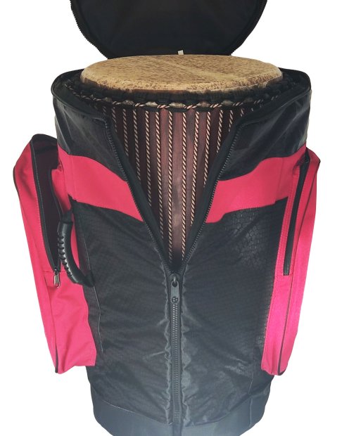 Funda de djembe Percussion Africaine Premium XXL Rojo