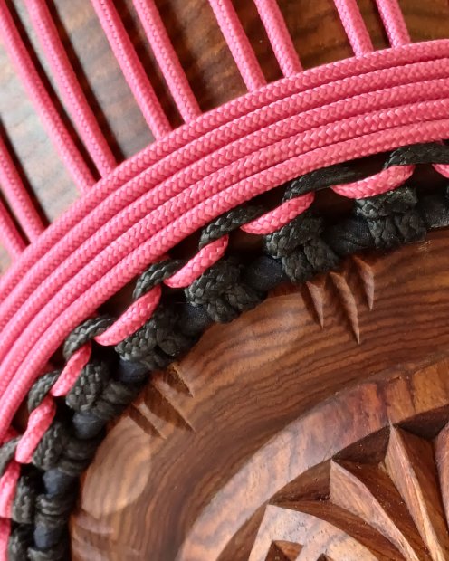 Cuerda reforzada para tambor djembe 5 mm Frambuesa 100 m