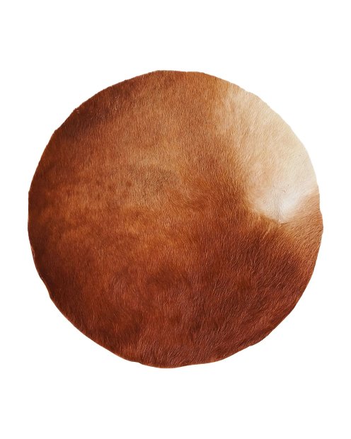 Piel de caballo gruesa con pelo para tambor conga M