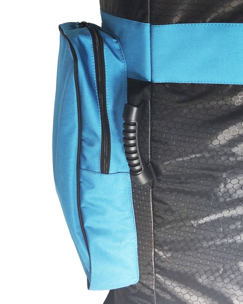 Funda de djembe profesional Percussion Africaine Premium Azul XL