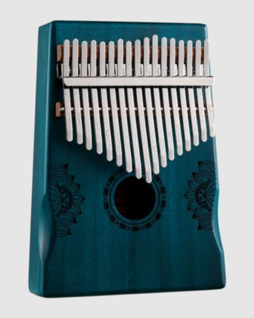 Eco kalimba barata 17 teclas Azul