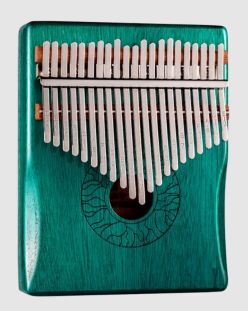 Eco kalimba barata 21 teclas Azul