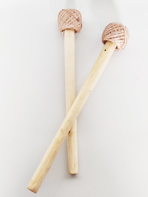 Mazas para balafon 16 teclas