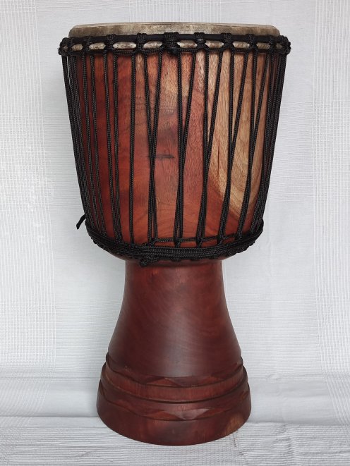Venta de djembe - Tambor djembe de Mali grande de caoba