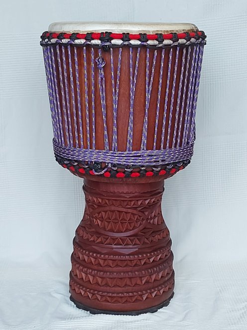 Djembé de Guinea de caoba (djala) - Djembe de alta gama