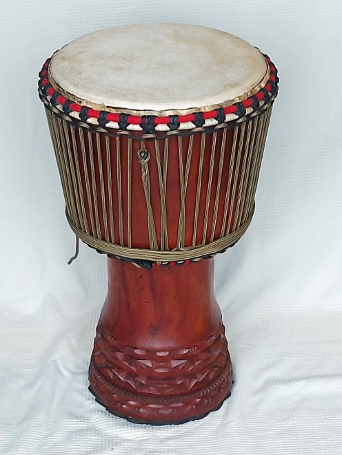 Djembé de Guinea de caoba (djala) - Djembe de alta gama