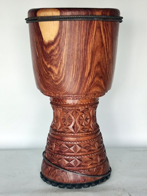 Cuerpo de djembé de Guinea de madera de balafón (gueni) - Djembe alta gama