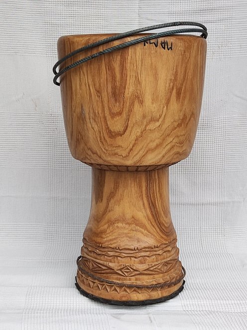 Cuerpo de djembé de Guinea de madera de balafón (gueni) - Djembe alta gama