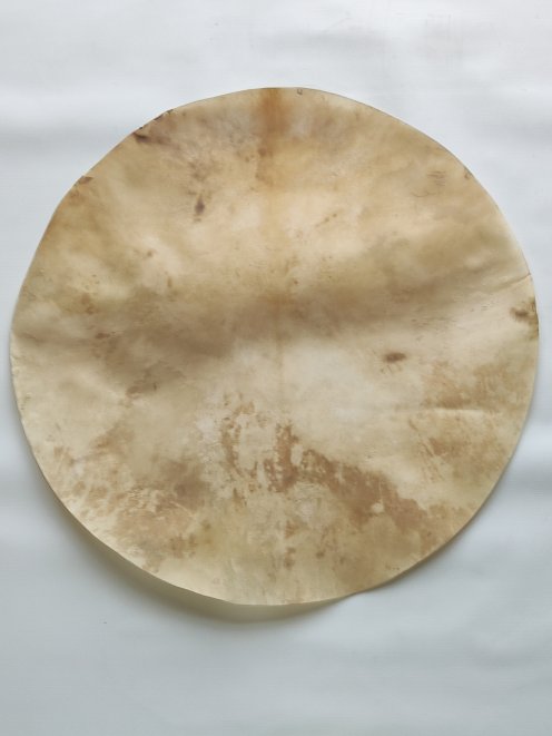 Piel de ciervo afeitada muy grande para tambor djembé percusión