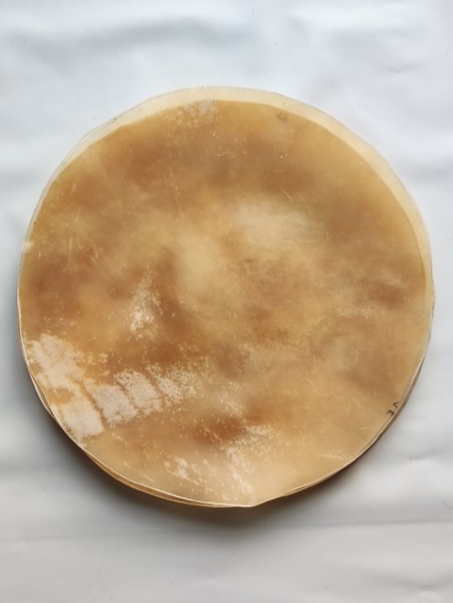 Piel de búfalo o piel de buey muy gruesa grande sin pelo para tambor djembe