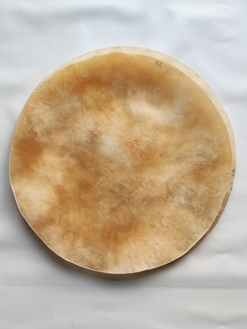Piel de búfalo o piel de buey muy muy gruesa grande sin pelo para tambor djembe