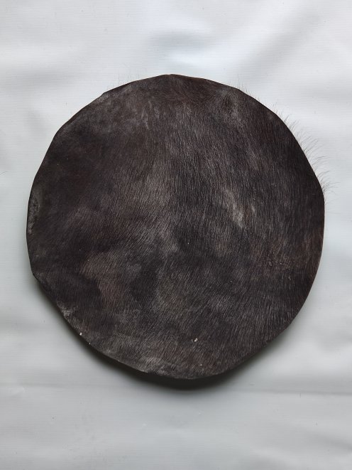 Piel de búfalo o piel de buey muy gruesa con pelos para tambor djembe