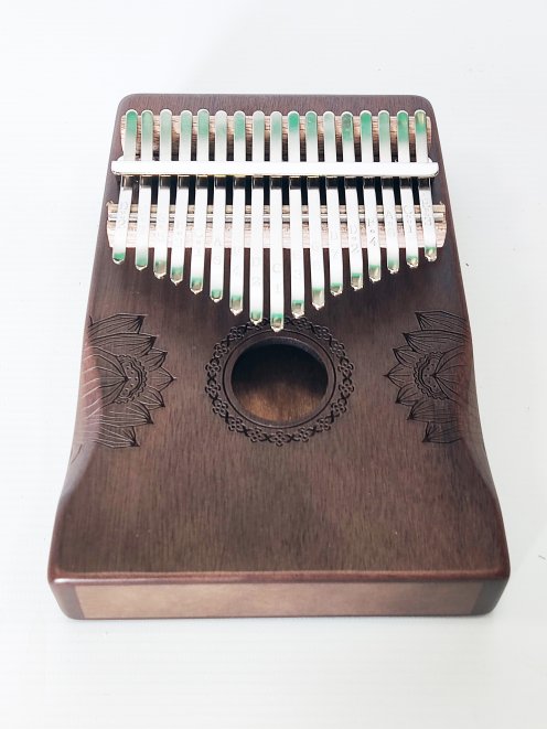 Eco kalimba barata 17 teclas Marrón