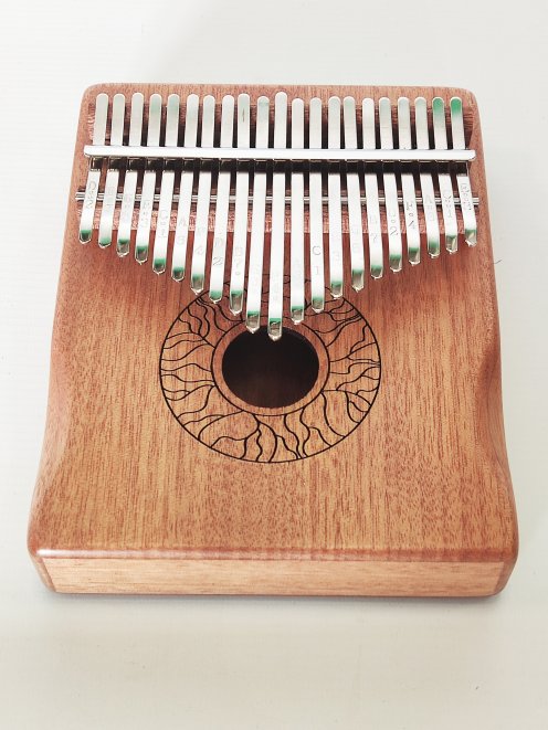 Eco kalimba barata 21 teclas Caoba