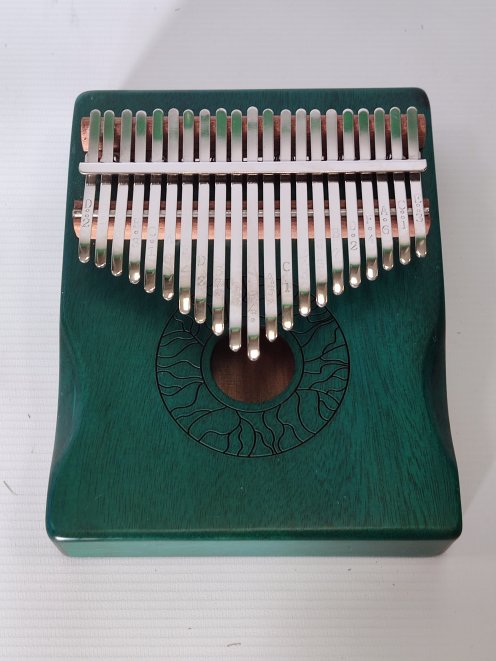 Eco kalimba barata 21 teclas Azul