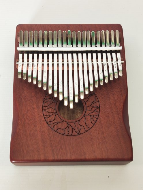 Eco kalimba barata 21 teclas Rojo