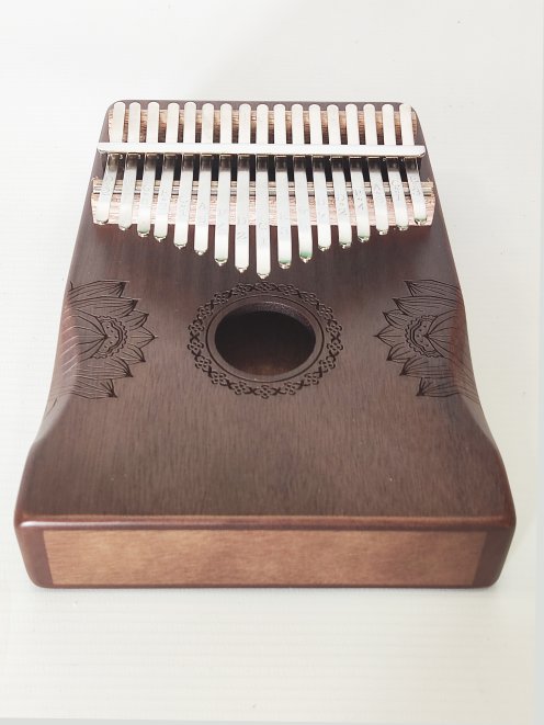 Eco kalimba barata 17 teclas Marrón