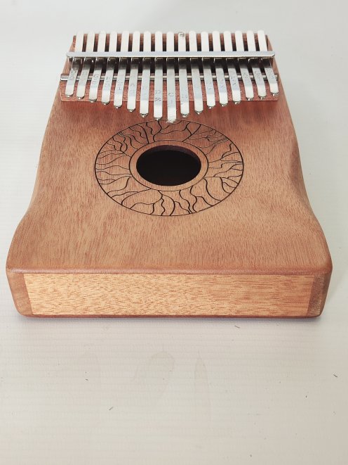 Eco kalimba barata 17 teclas Caoba