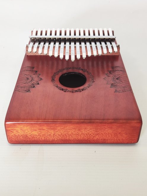 Eco kalimba barata 17 teclas Rojo