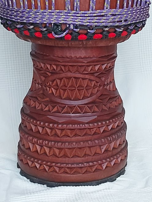 Djembé de Guinea de caoba (djala) - Djembe de alta gama