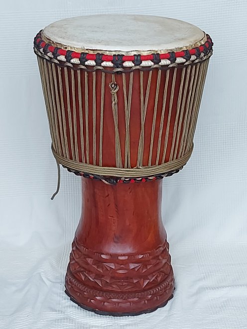 Djembé de Guinea de caoba (djala) - Djembe de alta gama