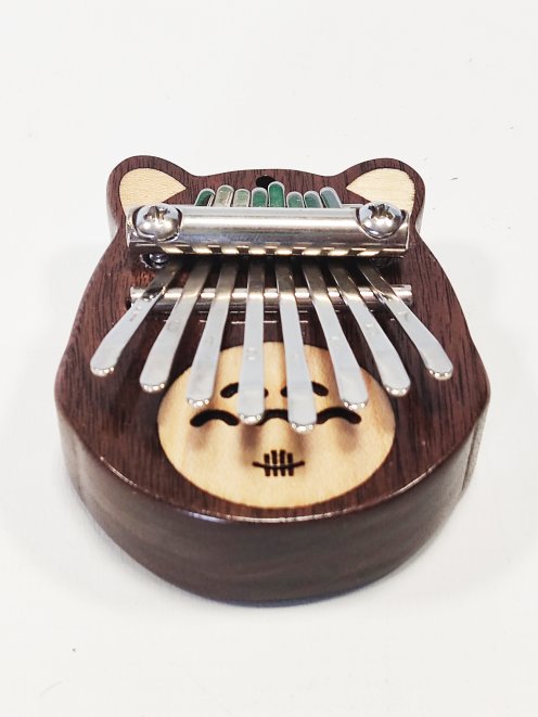 Kalimba niños 8 teclas Totoro Nogal