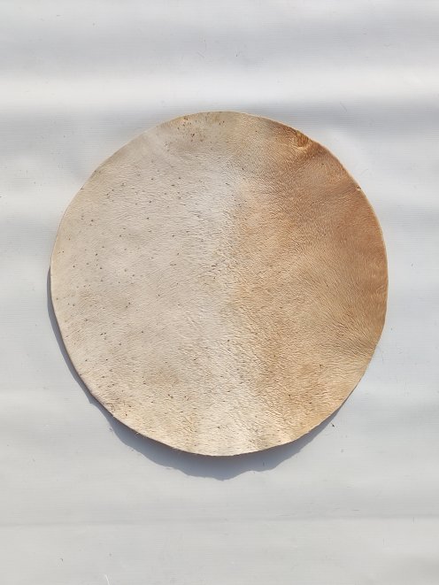 Piel de mula fina con pelo para tambor djembe M
