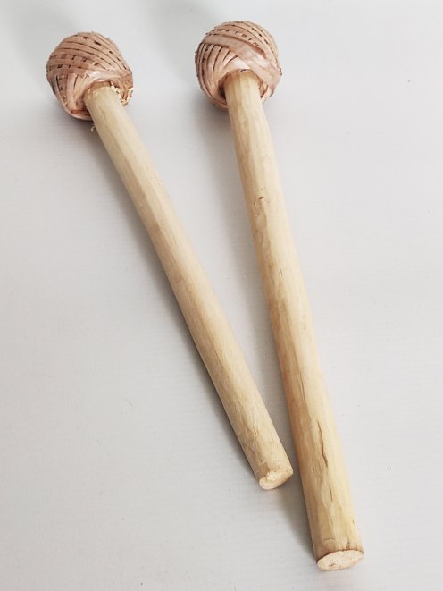 Mazas para balafon 16 teclas