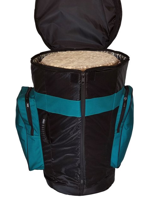 Funda yembé Percussion Africaine Premium XXL Azul cerceta