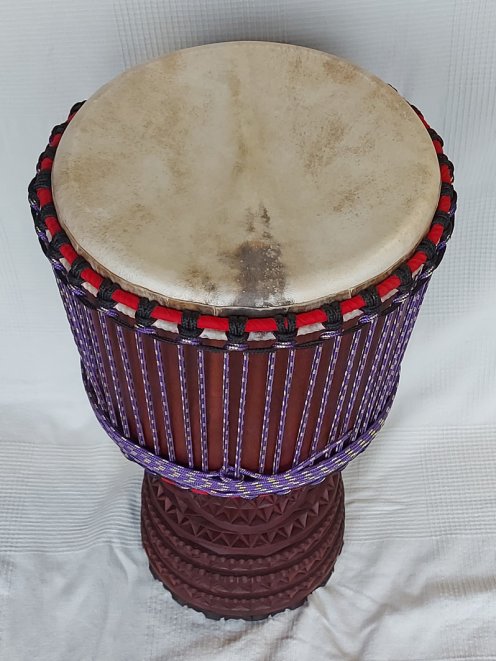 Djembé de Guinea de caoba (djala) - Djembe de alta gama