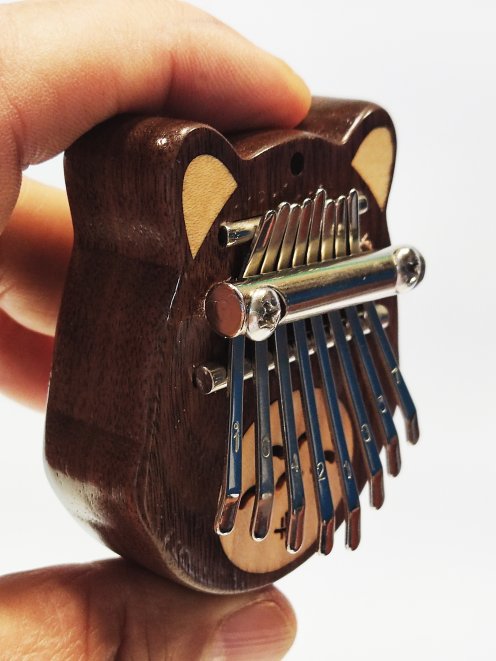 Kalimba niños 8 teclas Totoro Nogal