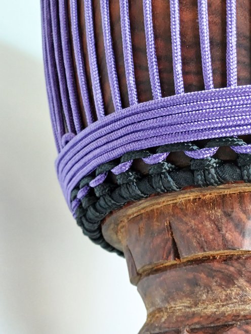 Cuerda tambor yembé reforzada PES 5 mm Violeta 100 m