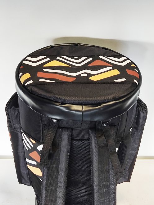 Funda para djembe Roots Percussions calidad premium Bogolan