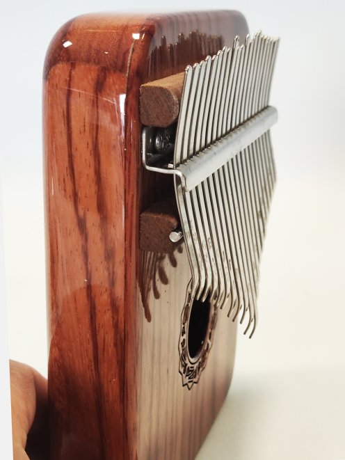 Mejor kalimba Top hueca 21 teclas Palo de rosa rojo