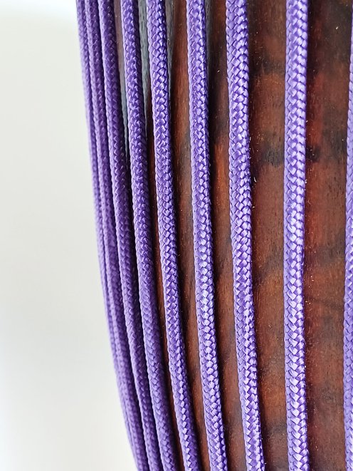 Cuerda tambor yembé reforzada PES 5 mm Violeta 100 m