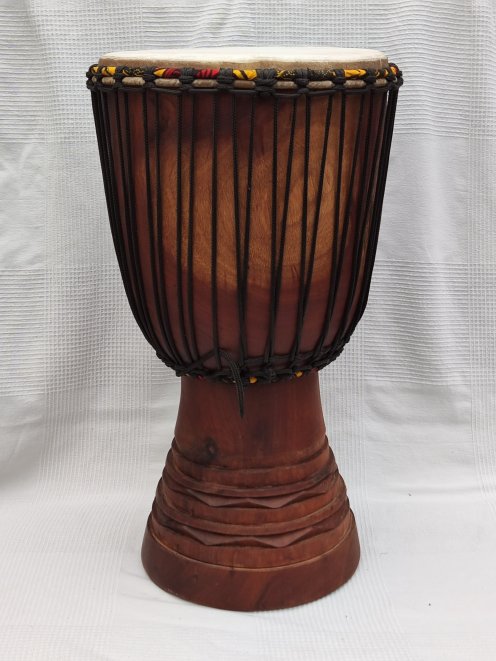 Venta de djembe - Tambor djembe de Mali grande de caoba