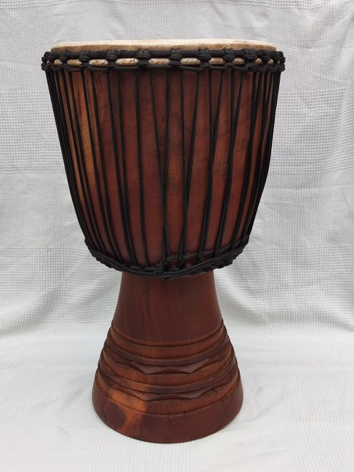 Venta de djembe - Tambor djembe de Mali grande de caoba