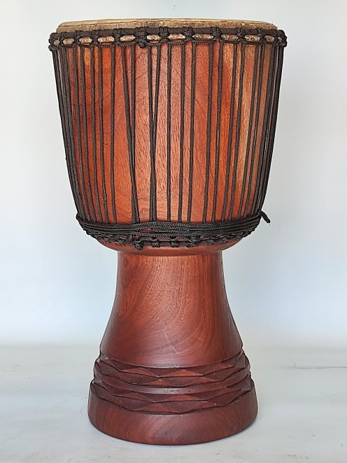 Venta de djembe - Tambor djembe de Mali grande de caoba